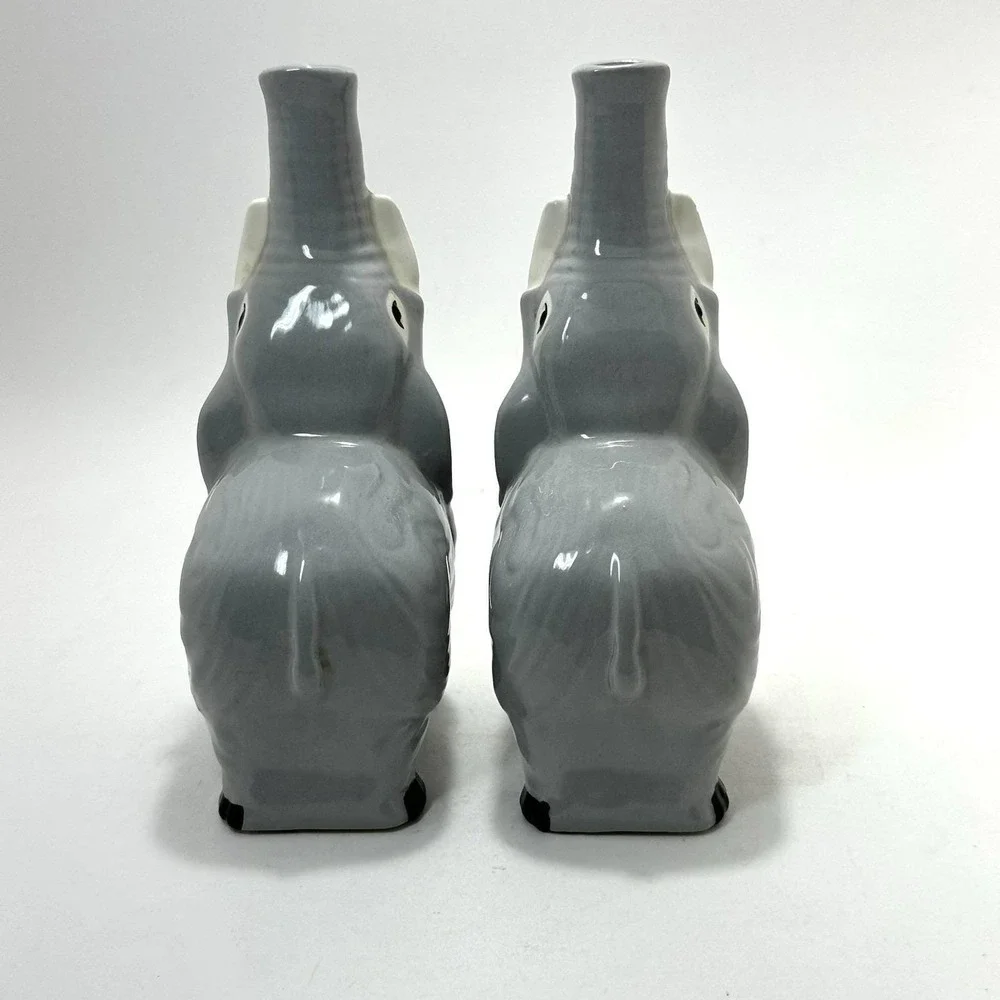 VTG MCM Elephant Bud Vases – 6.5